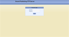 Desktop Screenshot of ftp.soundpublishing.com